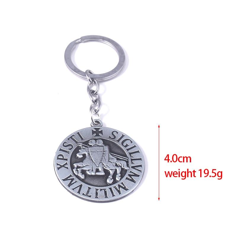 Knights Templar Keychain - sigillvm militvm xpisti - Bricks Masons