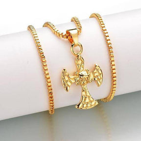 Knights Templar Necklace - Skull and Bones Cross - Bricks Masons