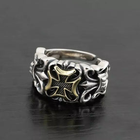 Knights Templar Commandery Ring - Adjustable Size - Bricks Masons