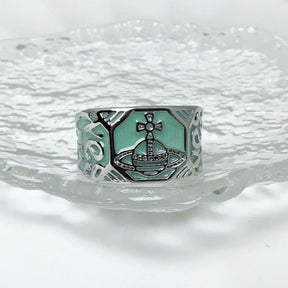 Knights Templar Commandery Ring - Silver & Blue Cross - Bricks Masons