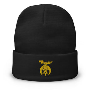 Shriners Beanie - Golden Embroidery Various Colors