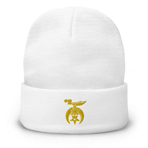 Shriners Beanie - Golden Embroidery Various Colors