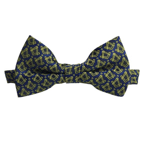 Masonic Clothing Accessories Set - Tie, Bow Tie and Handkerchief Set - Bricks Masons