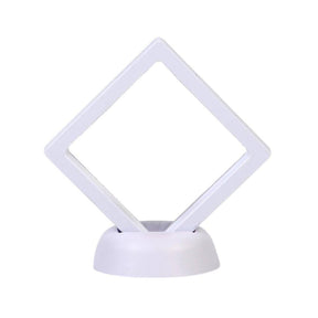 Masonic Coin Holder - 3D Floating Coin Display Black & White - Bricks Masons