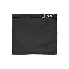 Master Mason Blue Lodge Funeral Apron - Hand Embroidered Square & Compass G - Bricks Masons