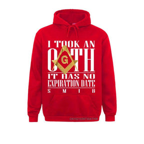 Master Mason Blue Lodge Hoodie - "I Took An Oath" Square and Compass G - Bricks Masons