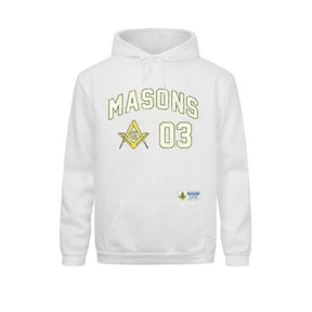 Master Mason Blue Lodge Hoodie - Sports Jersey 03 Square and Compass G - Bricks Masons