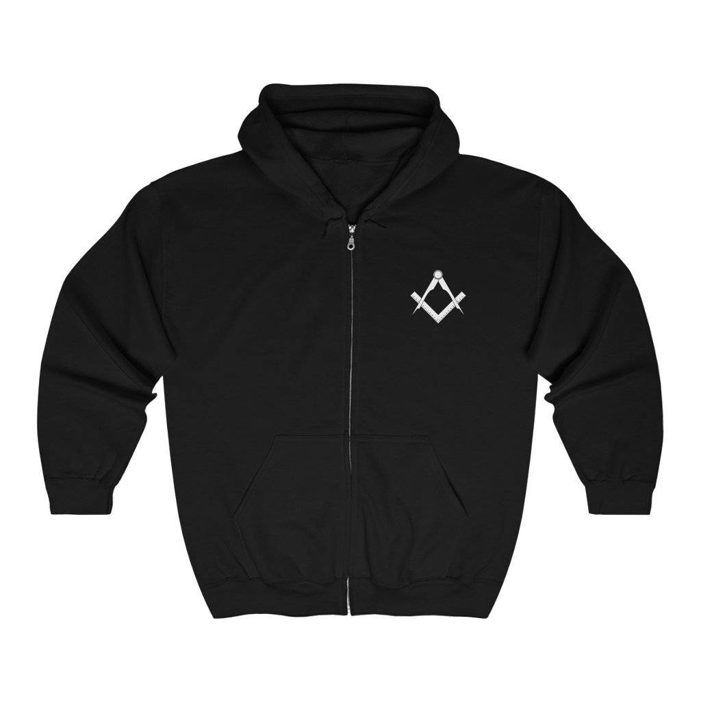 Master Mason Blue Lodge Hoodie - Square & Compass 4 Colors - Bricks Masons