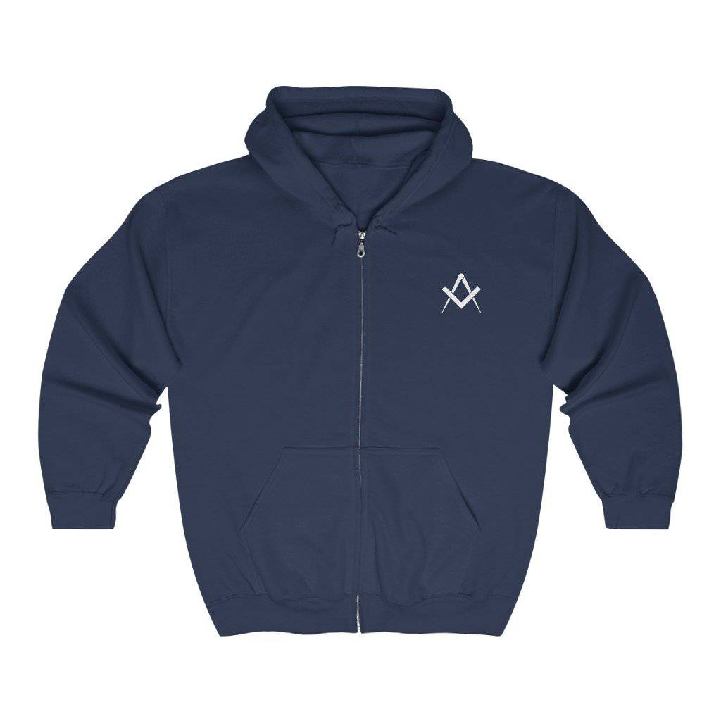 Master Mason Blue Lodge Hoodie - Various Colors Square & Compass - Bricks Masons
