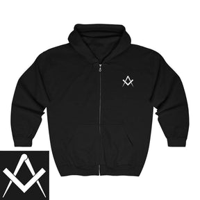 Master Mason Blue Lodge Hoodie - Various Colors Square & Compass - Bricks Masons