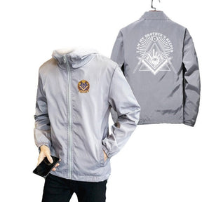 Master Mason Blue Lodge Jacket - Brothers Keeper Square & Compass G (Multiple Colors) - Bricks Masons