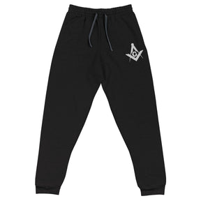Master Mason Blue Lodge Jogger - Square and Compass G Embroidery - Bricks Masons