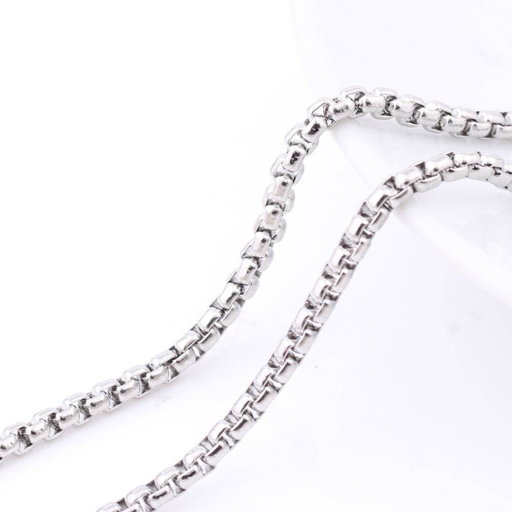 Master Mason Blue Lodge Necklace - Gold Square Compass G Stainless Steel Pendant - Bricks Masons