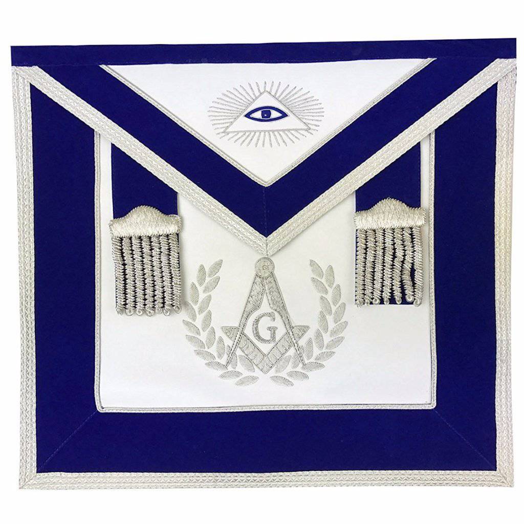 Master Mason Blue Lodge Regalia Set - Hand Embroidery - Bricks Masons