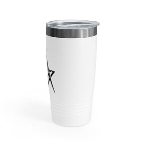 Master Mason Blue Lodge Ringneck Tumbler - Various Colors Square & Compass - Bricks Masons