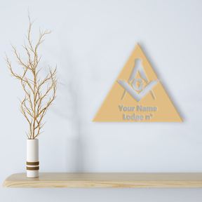 Master Mason Blue Lodge Wall Monograms - Various Sizes - Bricks Masons