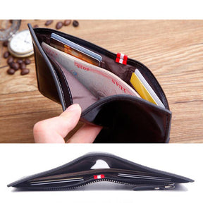 Master Mason Blue Lodge Wallet - Freemasons Without Borders Genuine Leather Black/Coffee - Bricks Masons