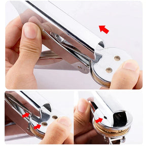 Order of the Secret Monitor Pocket Seal Press - Silver Color With Customizable Stamp - Bricks Masons