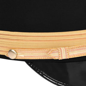 Past Commander Knights Templar Fatigue Cap - Gold Metal - Bricks Masons