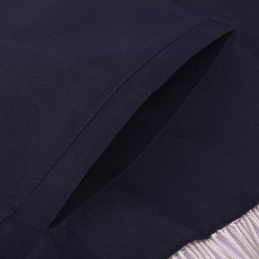 Past Master Blue Lodge Apron - Hand Embroidery Silver Bullion With Blue Velvet - Bricks Masons