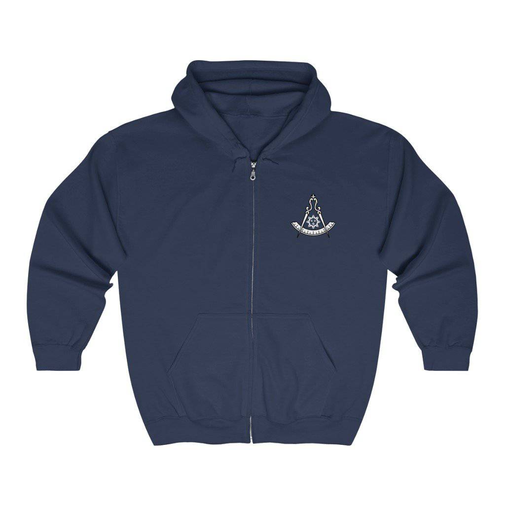 Past Master Blue Lodge California Regulation Hoodie - 4 Colors - Bricks Masons