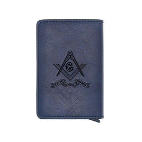 Master Mason Blue Lodge Wallet - With Credit Card Holder (4 colors)