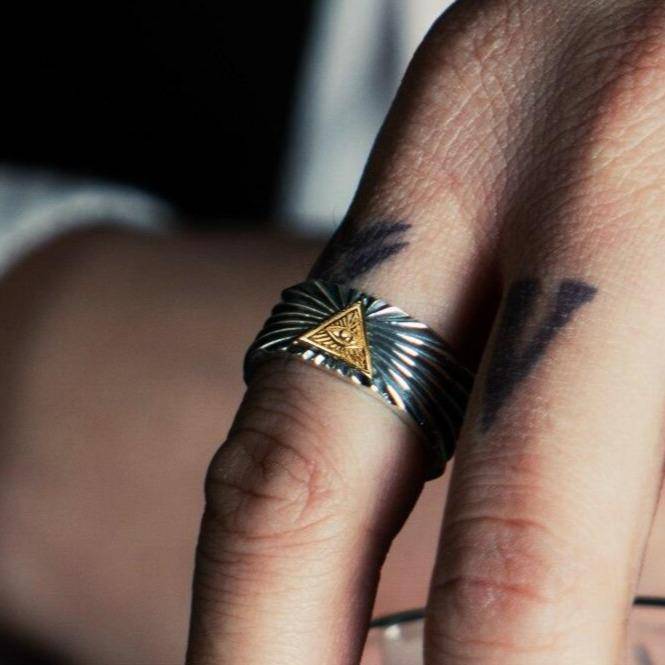 Eye Of Providence Ring - 925 Sterling Silver