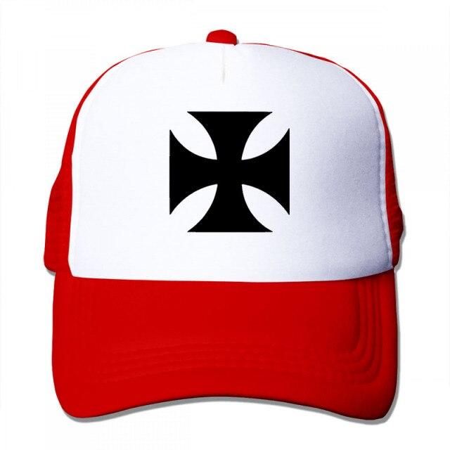 Knights Templar Commandery Baseball Cap - Cross adjustable Baseball Adjustable Cap