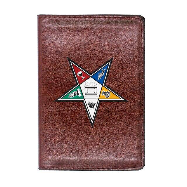 OES Wallet - With Passport & Credit Card Holder (Black & Brown)