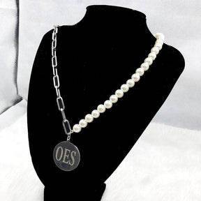 OES Necklace - Handmade Fittings Pearl