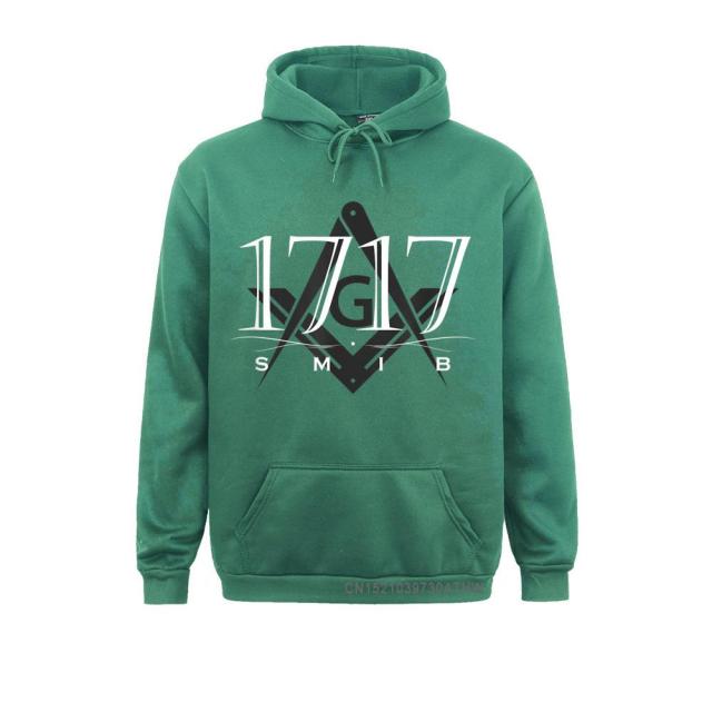 Master Mason Blue Lodge Hoodie - 1717 SMIB Square and Compass G [Multiple Colors]