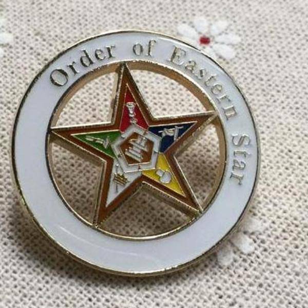 OES Lapel Pin - White