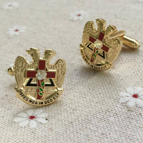 32nd Degree Scottish Rite Cufflink - SPES MEA IN DEO EST