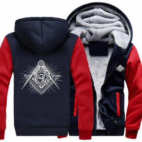 Master Mason Blue Lodge Hoodie - Compass Square G [Multiple Colors]