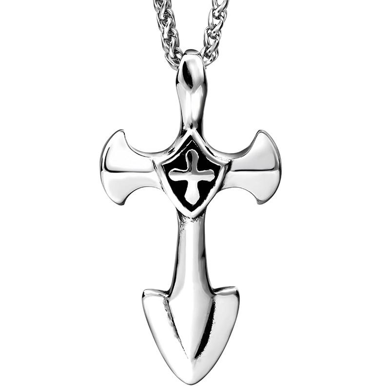 Knights Templar Commandery Necklace - Cross Inside Cross