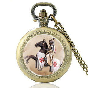 Knights Templar Commandery Pocket Watch - Multiple Colors