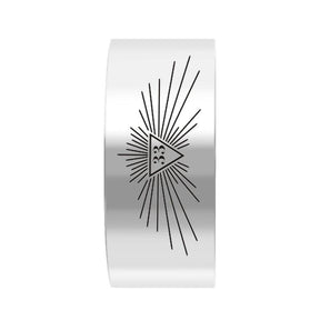 33rd Degree Scottish Rite Ring - Stainless Steel - Silver