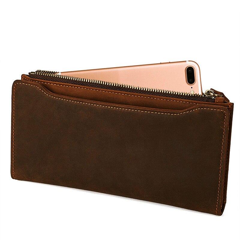 Royal Arch Chapter Wallet - Genuine Leather & Credit Card Holder Zipper Brown - Bricks Masons