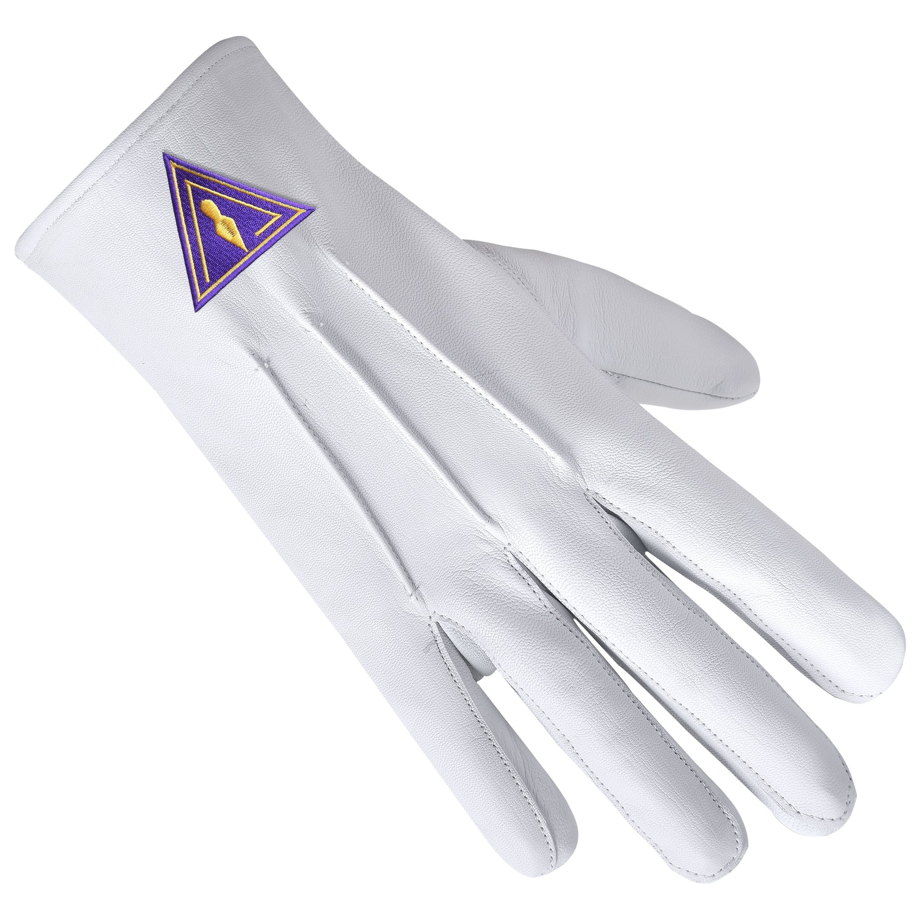 Royal & Select Masters English Regulation Glove - Leather With Purple Patch - Bricks Masons