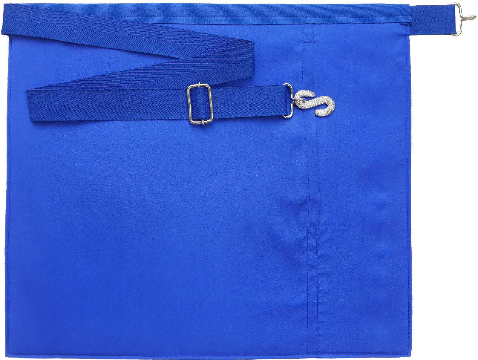 Master Mason Blue Lodge Apron - Royal Blue Radiant Square & Compass G