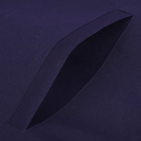 Senior Warden Blue Lodge Officer Apron - Kenton Lodge Navy Velvet With Silver Embroidery Thread - Bricks Masons