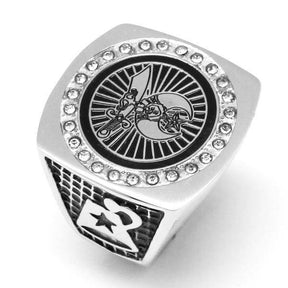 Shriners Ring - Silver Gold - Bricks Masons