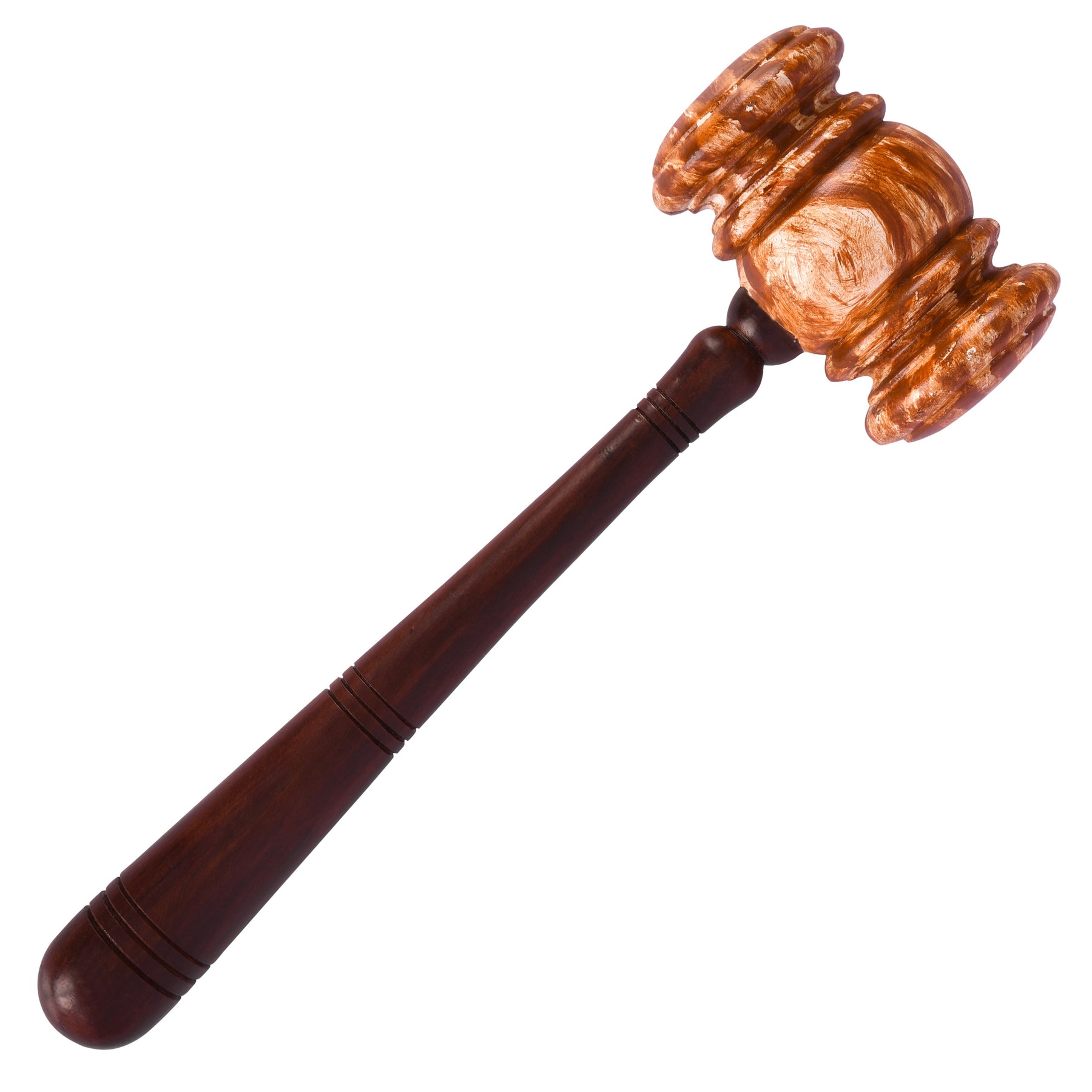 Masonic Gavel - Brown Handcrafted Wood - Bricks Masons