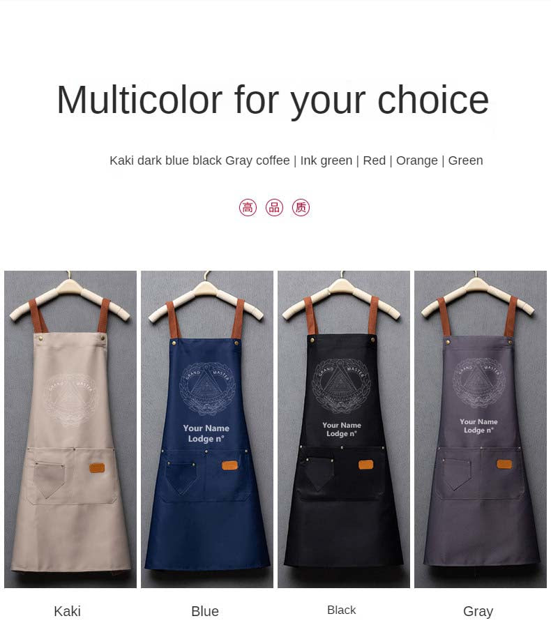 Grand Master Work Apron - Various Colors - Bricks Masons