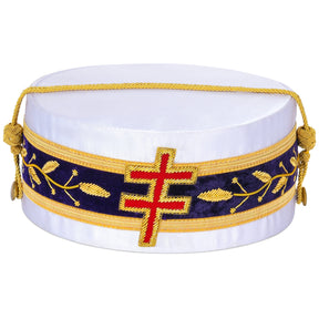 33rd Degree Scottish Rite Crown Cap - Hand Embroidery - Bricks Masons