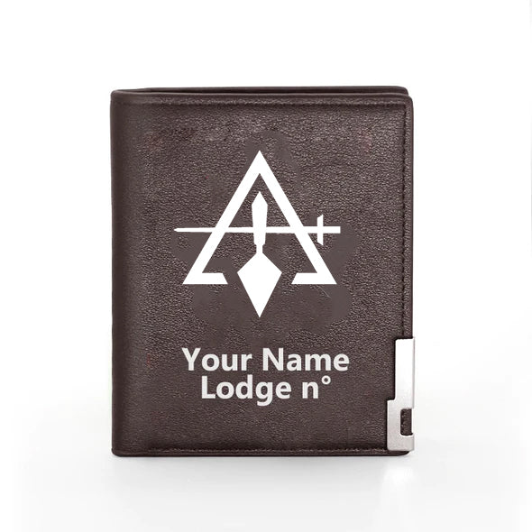 Council Wallet - Black & Brown - Bricks Masons