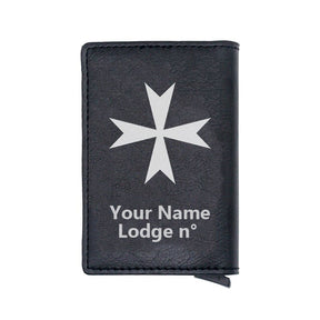 Order Of Malta Commandery Wallet - Various Colors - Bricks Masons