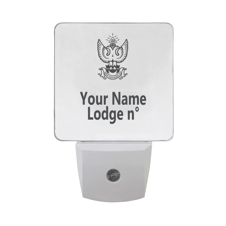33rd Degree Scottish Rite LED Sign - Wings Up 2 Pieces Plug-in - Bricks Masons