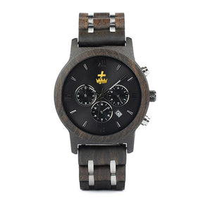 Knights Templar Commandery Wristwatch - Various Wood Colors - Bricks Masons