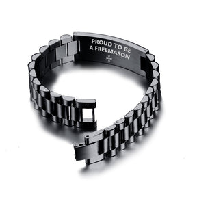 Order Of Malta Commandery Bracelet - Stainless Steel - Bricks Masons